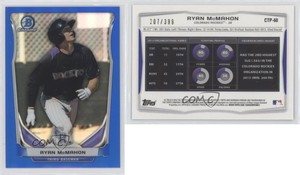 2014 Bowman Draft Top Prospects Chrome Blue Refractor /399 Ryan McMahon #CTP-60