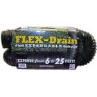 Flex Drain, Solid Black Polyethylene, 4-In. x 25-Ft. 51110