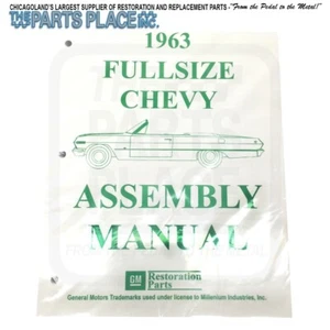 1963-63 Chevrolet Impala Assembly Manual Each Loose Leaf / Unbound - Picture 1 of 1
