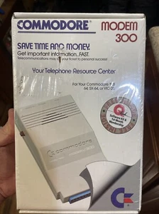 Vintage Commodore Modem 300 C64 Brand New Free Shipping - Picture 1 of 3