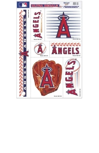 Los Angeles Angels Of Anaheim Static Window Clings-Removable & Reusable Set of 5 - Image 1 of 1