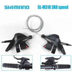 Shimano Bike Shifter Lever SL-M310 3/8/24 Speed Gear Lever W/ Cable for Cycling - Picture 1 of 9
