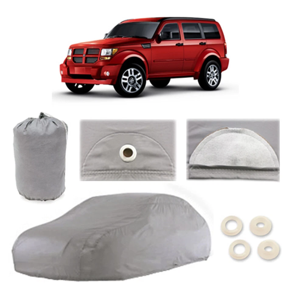 Se adapta a Dodge Nitro 4 capas cubierta de coche equipada en exterior a prueba de agua lluvia nieve polvo Foto 1 de 1