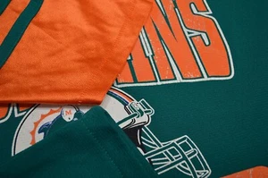 Vintage Miami Dolphins Jersey 18/20 Small VTG 90s Single Stitch NFL Football USA - Picture 1 of 8