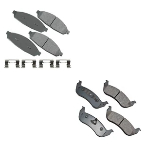 Akebono ProACT Front Rear Ceramic Disc Brake Pad Kit For Grand Marquis Marauder - Picture 1 of 1