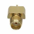 Coaxial connector SMA female jack end launch Surface Mount PCB Terminal solder