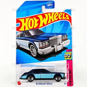 2023 Hot Wheels - 82 CADILLAC SEVILLA #75 blau - HW The 80s - 1:64 Mattel HKJ64 - Bild 1 von 2