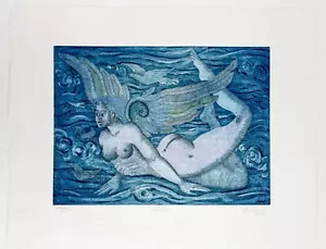 MAGDA BOLUMAR Spagnolo 1996 firmato edizione limitata stampa artistica originale incisione 1 - Foto 1 di 6