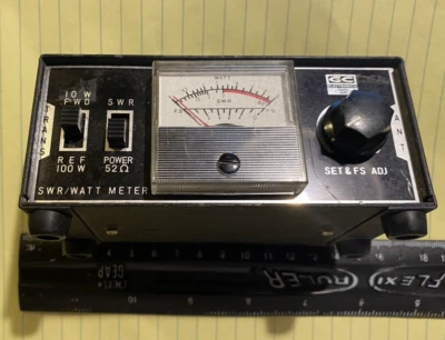 VINTAGE JAPAN - GC Electronics SWR / WATT METER - Power Meter for CB - Image 1 of 4