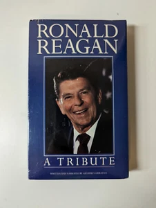 VTG Ronald Reagan: A Tribute 2 Cassette Tape Set Audiobook Geoffery Giuliano NEW - Picture 1 of 4
