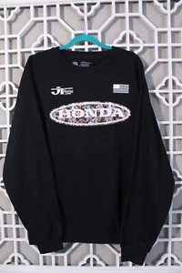JT Racing Pullover Mens 2XL Black Honda Graphic Motorcycle Casual Sweatshirt Men - Picture 1 of 15