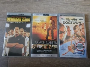 GRIDIRON GANG COACH CARTER & SEALED LORDS OF DOGTOWN SKATE PSP UMD MOVIES! C34 - Picture 1 of 1
