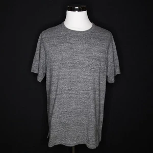 Camiseta de bolsillo gris Stance para hombre Loopwheel hecha en Japón talla grande - Imagen 1 de 5