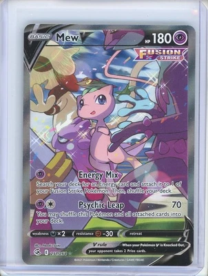 Mew V (Alternate Full Art) 251/264 Swsh08: Fusion Strike Holo - NM/M - Image 1 of 2