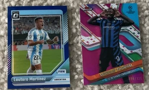 Marcus Thuram Topps Finest /125 And Lautaro Martinez Optic /149! - Picture 1 of 2