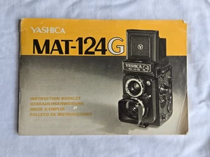 Original Manual Yashica MAT-124G Instruction Book - Picture 1 of 2