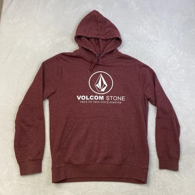 Volcom Men’s Size Medium Hoodie Heathered Red Volcom Stone True To This - Image 1 of 4