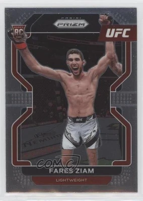 2022 Panini Prizm UFC Fares Ziam #143 Rookie RC - Image 1 of 2