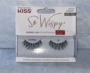 KISS False Eyelashes So Wispy Tapered, Adhesive Included Brand New - Picture 1 of 5