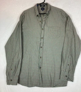 J Crew Brushed Twill Flannel Button Shirt Men’s Large Classic Fit Classic - Picture 1 of 10