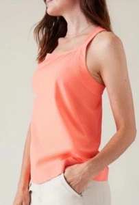 New Athleta Arrival Tank Sunset Glow Size Small Camisole Arrival Coral Orange - Picture 1 of 9