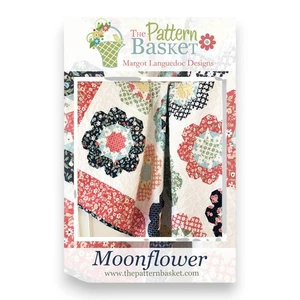 Moonflower Quilt Pattern 53 3/4" Square by Margot Languedoc Designs - TPB 1907 - Picture 1 of 4