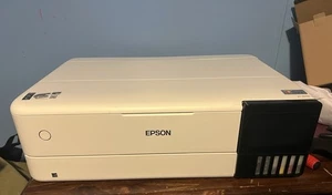 FOR PARTS All In One Epson EcoTank Photo ET-8550 Inkjet Color Printer AS IS - Picture 1 of 3