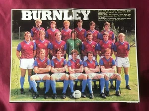 17 Autographs BURNLEY FC 79/80-Cassidy/Billy Ingham-handsigned Poster! Unique! - Picture 1 of 3