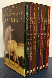 C.S. Lewis The Chronicles of Narnia 1994 1st ed SC Boxed Set Good condition - Picture 1 of 13