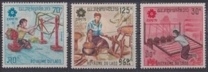 F-EX41176 LAOS MNH 1970 WORLD FAIR OSAKA JAPAN NIPPON TRADITIONAL WORK ART. - Picture 1 of 1