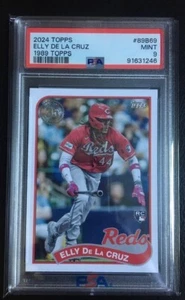 2024 Topps 1989 Topps Baseball #89B69 Elly de la Cruz Rookie RC PSA 9 - Bild 1 von 2