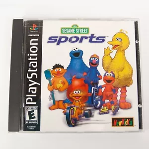 Sesame Street Sports (Sony PlayStation 1, PS1 2001) with Manual - Tested - Picture 1 of 6