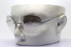Sunglasses Made In Italy Woman Oval Round Rimless Oversize Grey Smoke Y2k