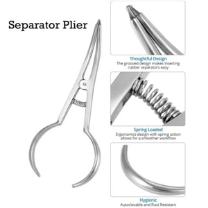 Dental Orthodontic Separator Plier Placer Pliers Medical Grade Separator Pliers - Picture 1 of 9