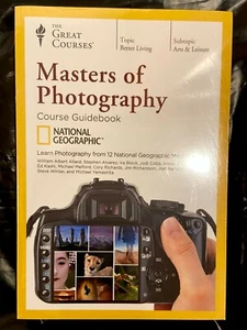 BRAND NEW SEALED The Great Courses MASTERS OF PHOTOGRAPHY 4 DVD Set w/ Guidebook - Picture 1 of 2
