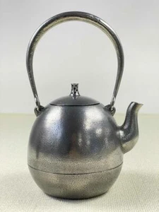 Japanese Cast Iron Teapot Chagama Tetsubin SO AMEMIYA Tea Ceremony Utensils F/S - Picture 1 of 8