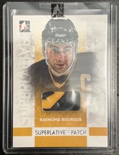 2007-08 SUPERLATIVE PATCH #SP-58 RAYMOND BOURQUE 1/30 BOSTON BRUINS UNCIRCULATED