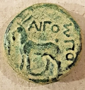 ANCIENT GREECE: Thrace, Aigospotamoi: Hera/Goat, AE20, 4th century BC - Picture 1 of 2