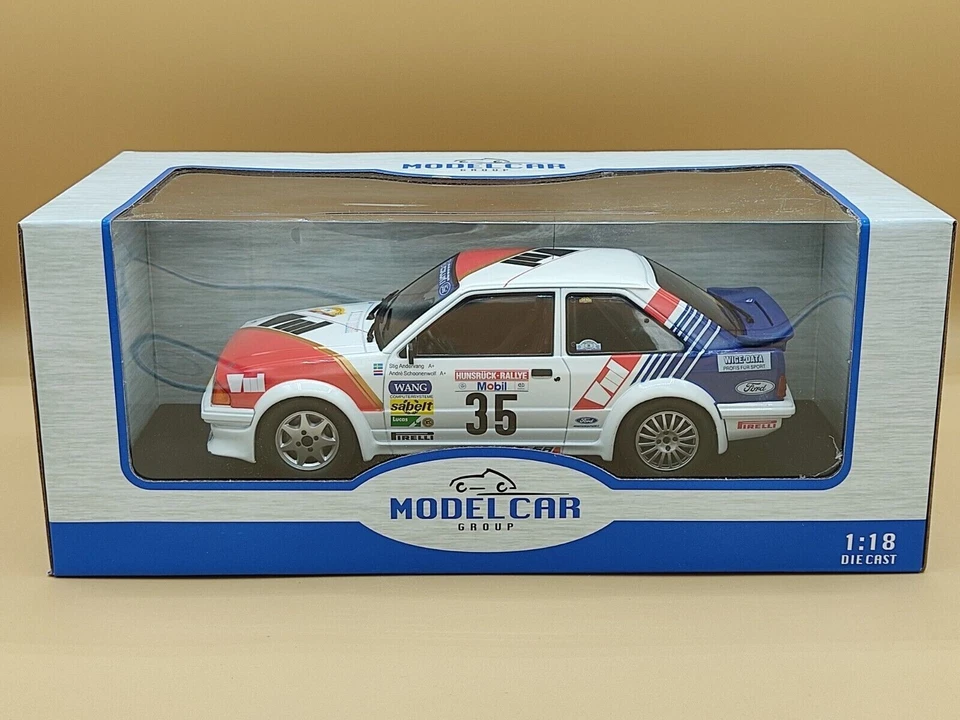 MCG18422 Ford Escort RS Turbo n35 AcD STH Hunsruck Rallye MCG 1/18