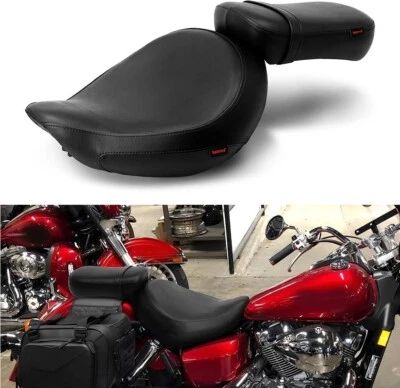 2-Up Seat For Honda Shadow VT750 ACE Replace 77200-MBA-661 #77300-MBA-660 Foto 1 de 4