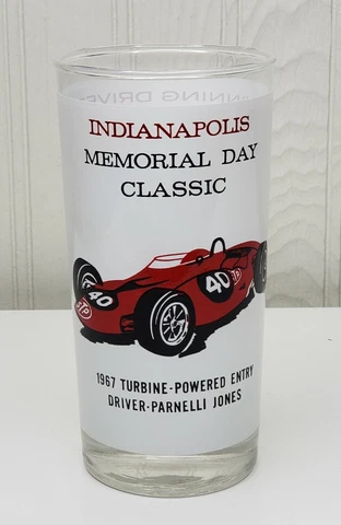Indianapolis Memorial Day Classic 1967 Turbine-Powered Granatelli Entry Glass Cover