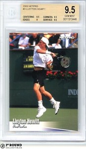 Lleyton Hewitt RC BGS 9.5: 2003 NetPro Rookie Card HGIP