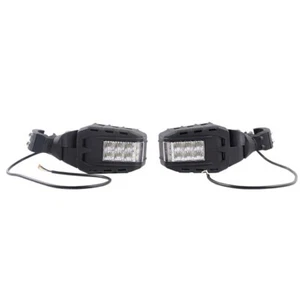 UTV Side Mirrors With LED Lights 1.75 - 2' Polaris RZR Can-Am Maverick X3 Honda - Picture 1 of 18