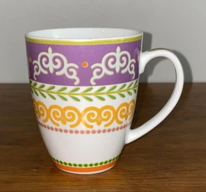 Maxwell & Williams *Vivacious* Purple & Orange Pattern Mug - Picture 1 of 5