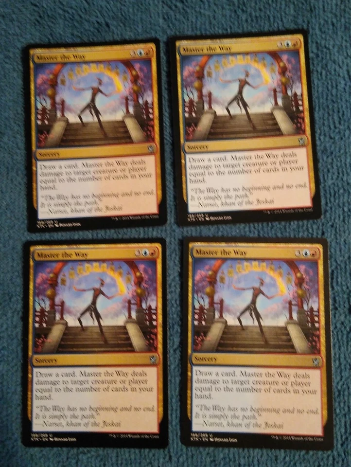 MASTER THE WAY X4  KTK  MTG Magic Cards White Uncommon - Image 1 of 1