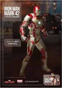 IRON MAN 3 PLAY IMAGINATIVE SUPER ALLOY 1/4 SCALE FIGURE - IRON MAN MARK 42 - Picture 1 of 9