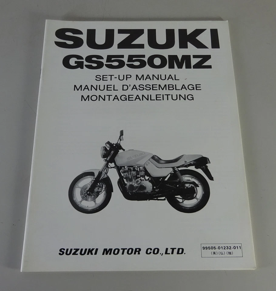 Manual De Montaje / Set Up Manual Suzuki GS 550 MZ De 11/1981 - Imagen 1 de 1