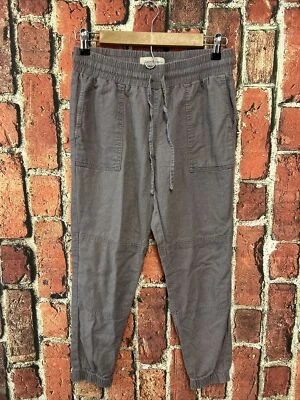 Pantalones para mujer Calvin Klein de lino rayón gris talla 4 Foto 1 de 3