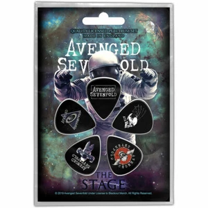 AVENGED SEVENFOLD THE STAGE HIGH QUALITY 5 PLECTRUM GIFT SET OFFICIALLY LICENSED - Picture 1 of 7