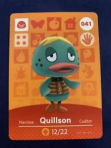 Carta amiibo Quillson Animal Crossing #041 - Foto 1 di 2